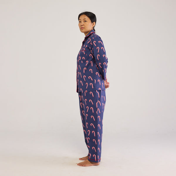 Women Candy Cane Pajama Set