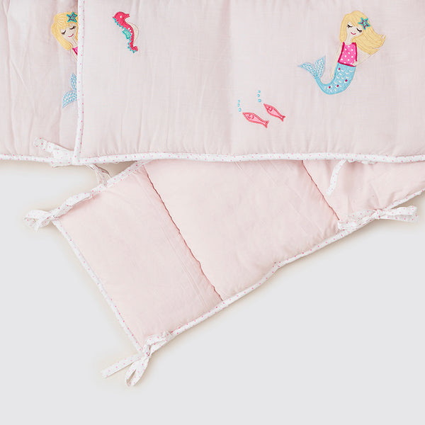 Mermaids Pink Reversible Bumper