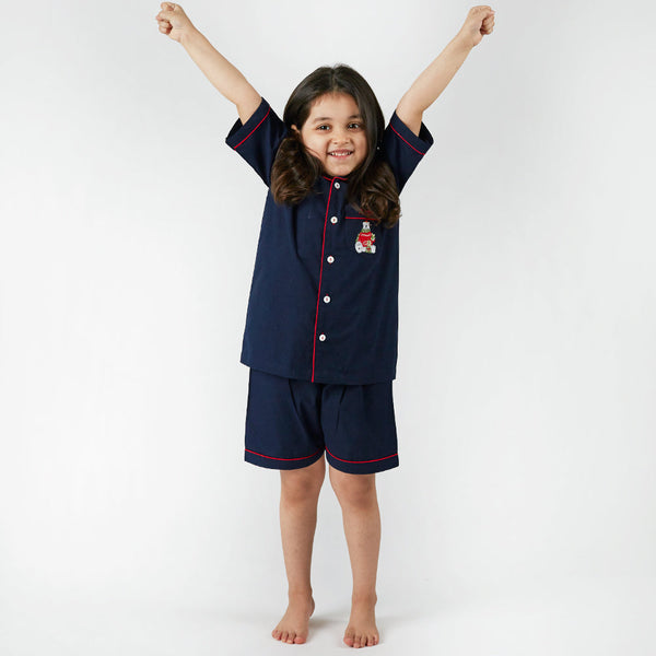 Happy Polar Bear Shorts Set