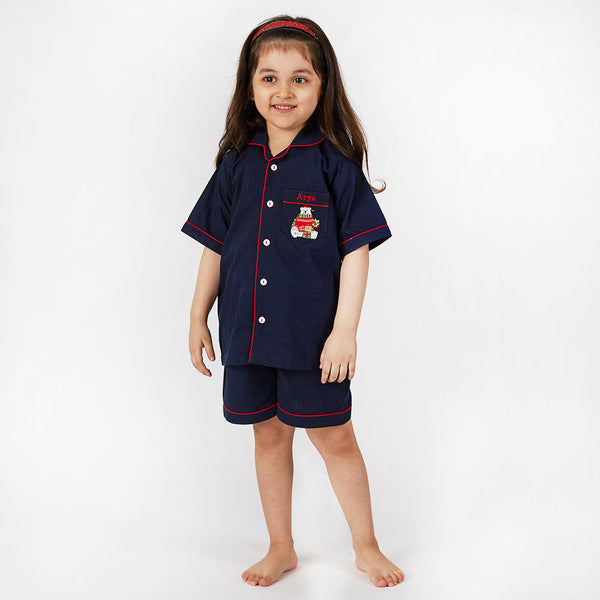 Happy Polar Bear Shorts Set