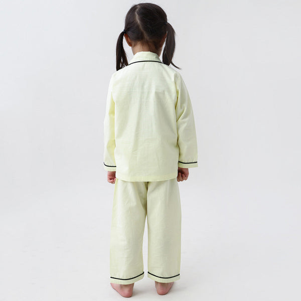 Sunshine Yellow Pajama Set For Kids