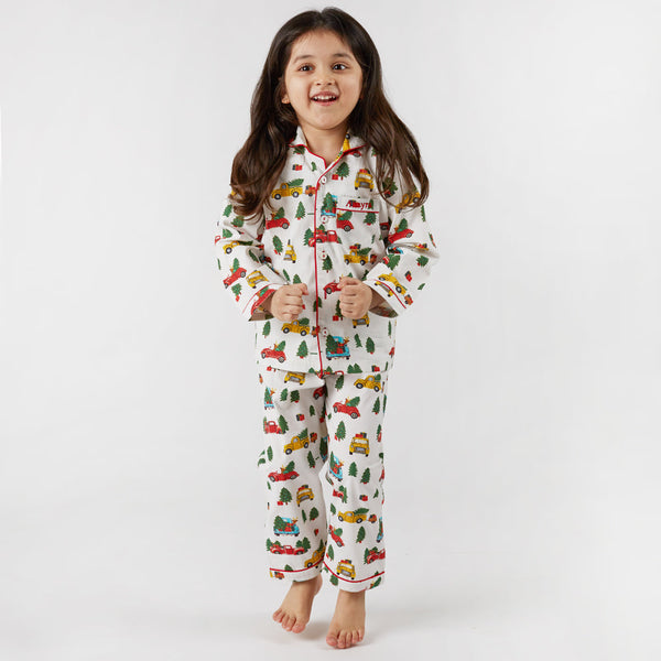 Christmas Trucks Pajama Set