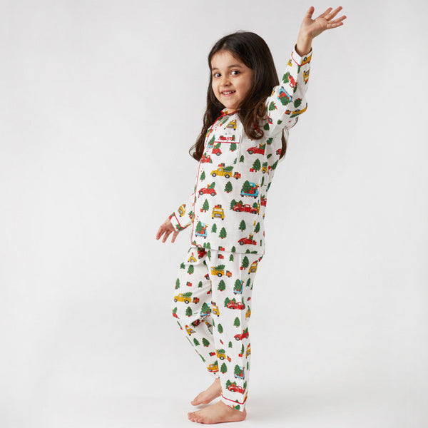 Christmas Trucks Pajama Set