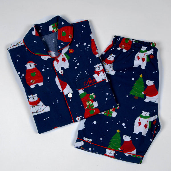 Polar Bear Shorts Set