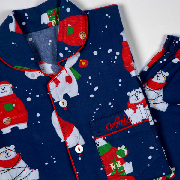 Polar Bear Shorts Set