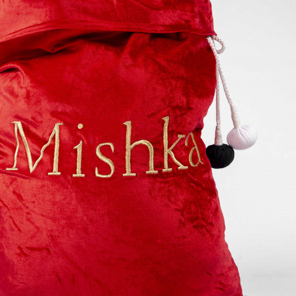 Red Velvet Luxe Santa Sack