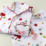 Women Letter To Santa Pajama Set