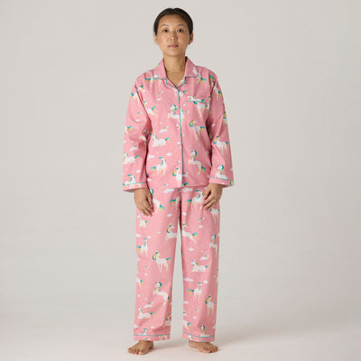 Women Organic Unicorns Pajama Set