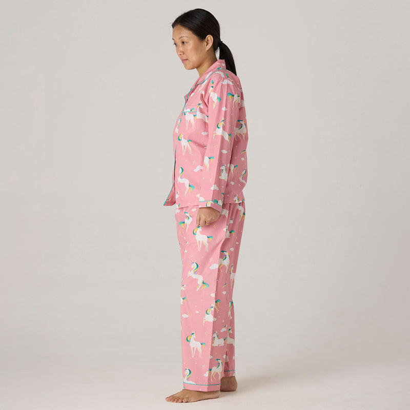 Women Organic Unicorns Pajama Set