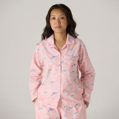 Women Organic Celestial Pink Pajama Set