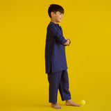 Jay Linen Pant - Navy