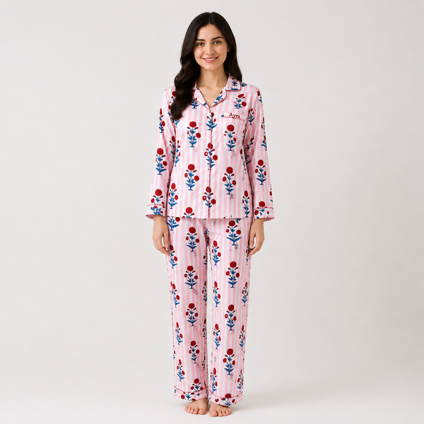 Women Riviera Pima Pajama Set
