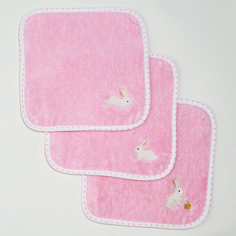 Bunny Hop Washcloth Set