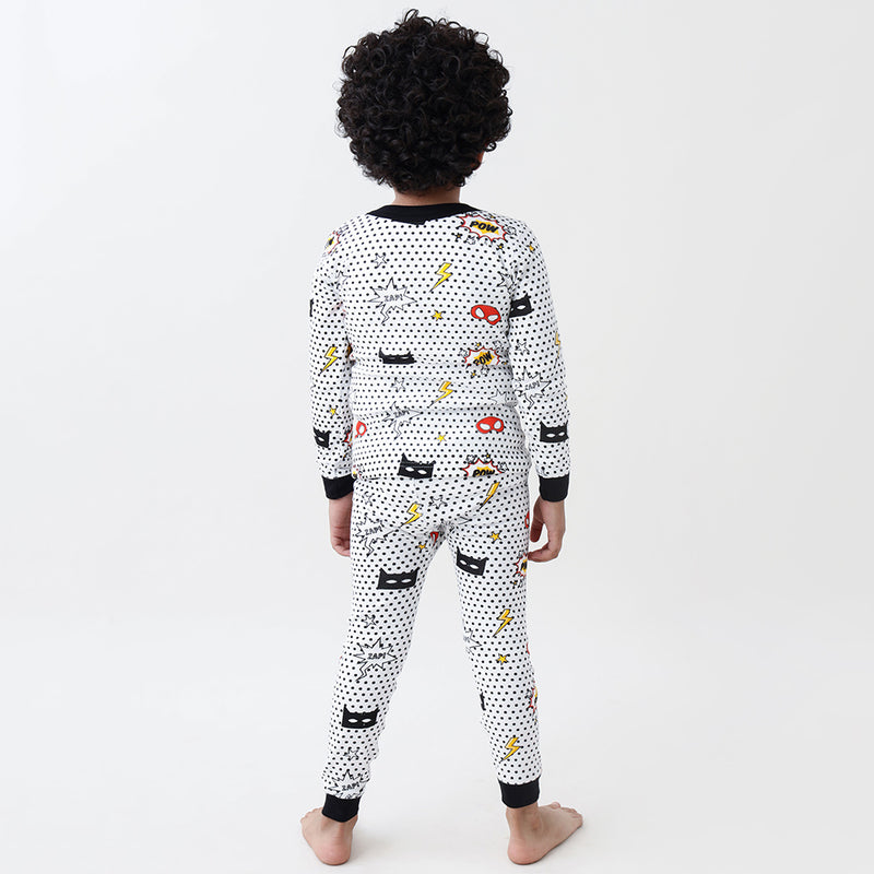 Superhero Jersey Pajama Set