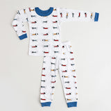 Puppy Jersey Pajama Set