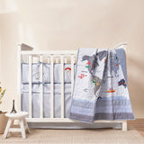 Night Night Crib Gift Set (My World-Blue)