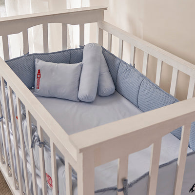 Night Night Crib Gift Set (My World-Blue)