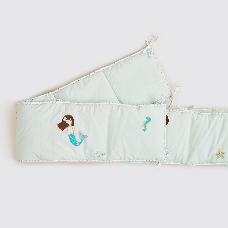 Mermaids Mint Complete Crib Bedding Set