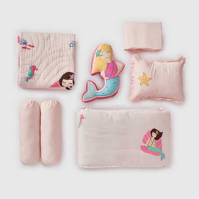 Mermaids Pink Bedding Collection