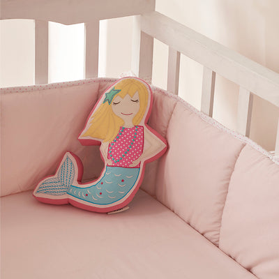 Mermaids Pink Complete Crib Bedding Set