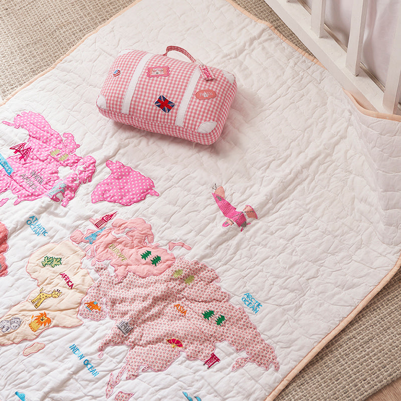 My World Pink Complete Crib Bedding Set