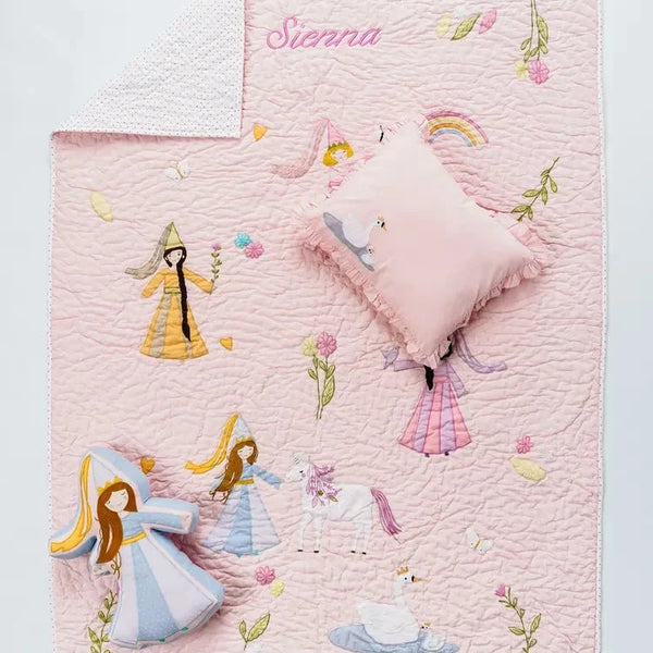 Little Swan Pillow/Bolster Set