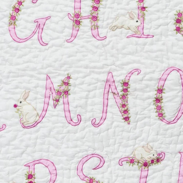 Floral Alphabet Quilt