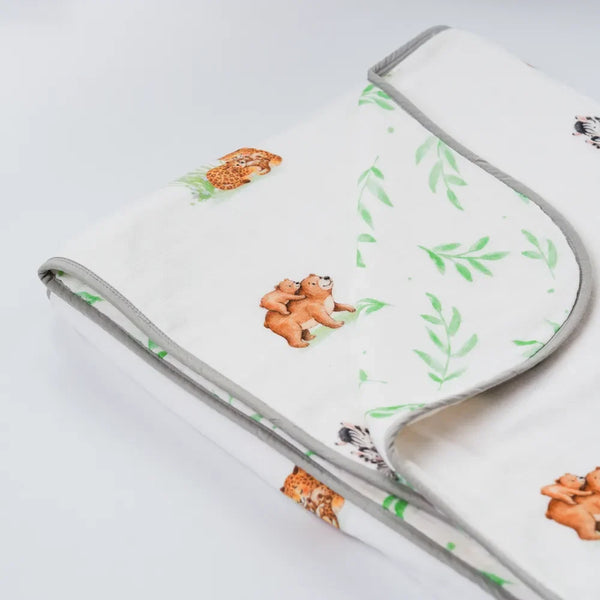 Snuggle Safari Organic Reversible Blanket