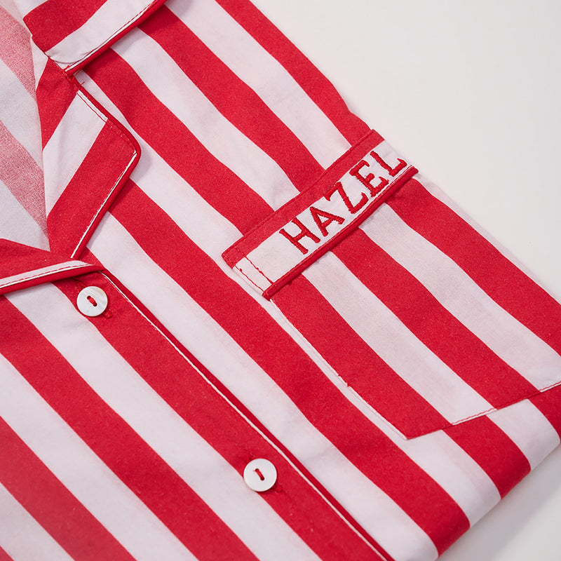 Men Holiday Stripes Pajama Set