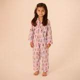 Florals Pajama Set For Kids