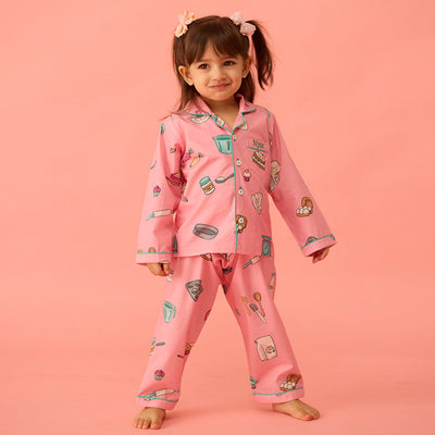 Baking Pima Pajama Set For Kids