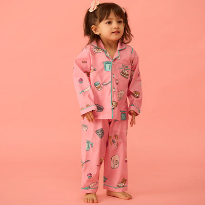 Baking Pima Pajama Set For Kids