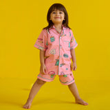 Baking Pima Shorts Set For Kids