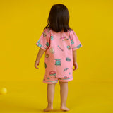 Baking Pima Shorts Set For Kids