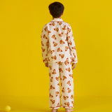 Pizza Party Pajama Set For Kids