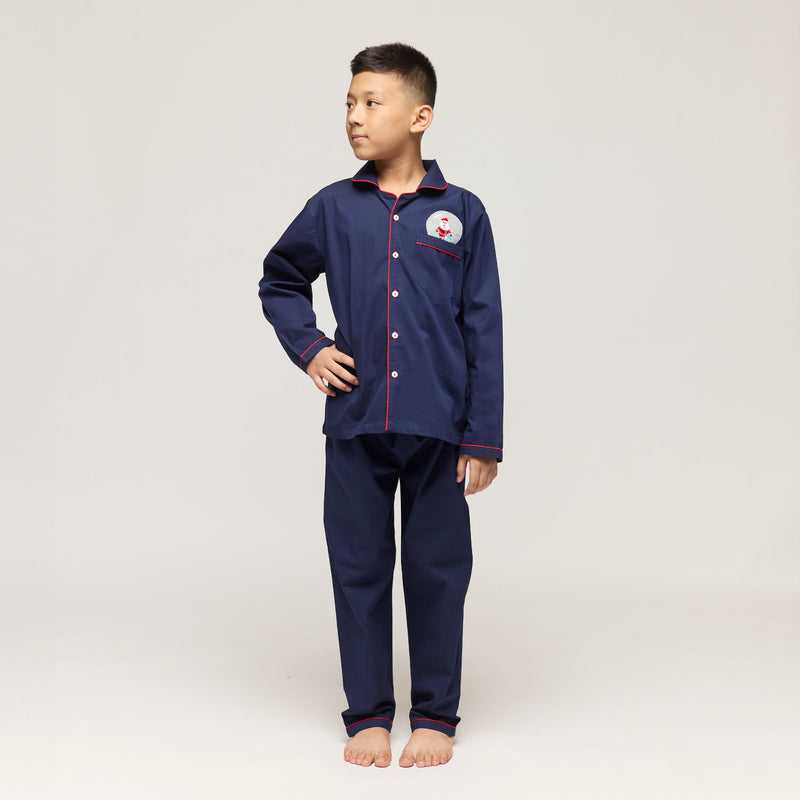 Snowy Night Pajama Set For Kids