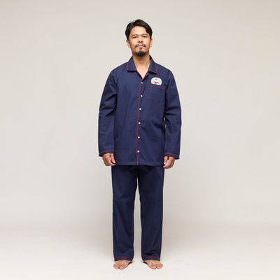 Men Snowy Night Pajama Set