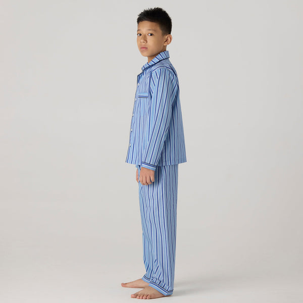 Nautical Striped Pajama Set For Kids