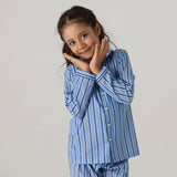 Nautical Striped Pajama Set For Kids