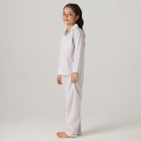 Serene Striped Pima Pajama Set For Kids