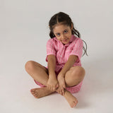 Candy Striped Shorts Set For Kids