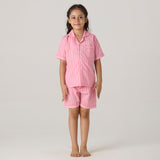 Candy Striped Shorts Set For Kids