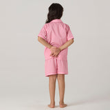 Candy Striped Shorts Set For Kids