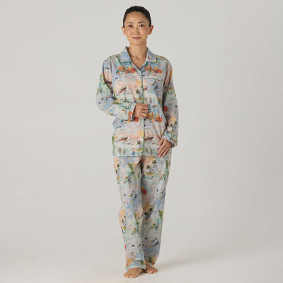 Women Ocean Pima Pajama Set