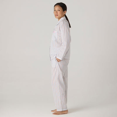Women Serene Striped Pima Pajama Set