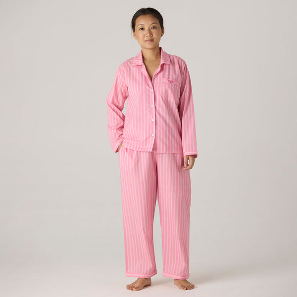 Women Candy Striped Pajama Set