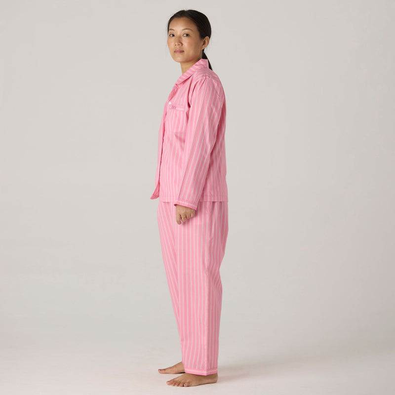 Women Candy Striped Pajama Set