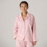 Women Blush Striped Pajama Set