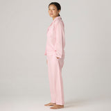 Women Blush Striped Pajama Set