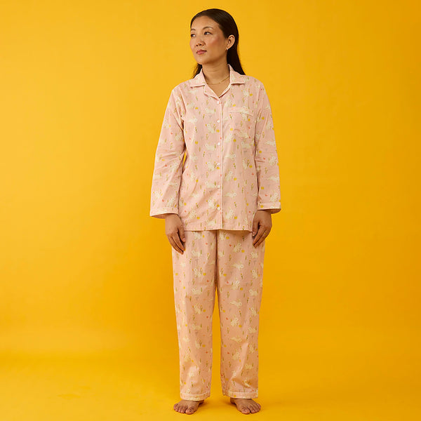 Bunny Hop Pima Pajama Set For Kids